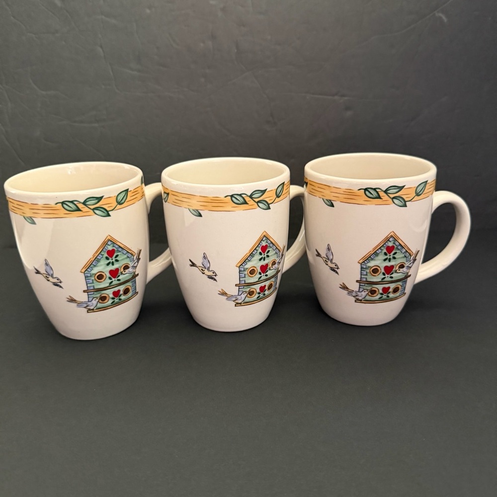 Thompson Birdhouse Design Mugs - Set of 3